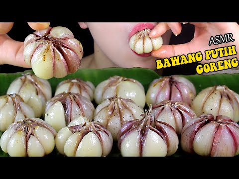 ASMR (BAWANG PUTIH GORENG) Fried Garlics #MUKBANG