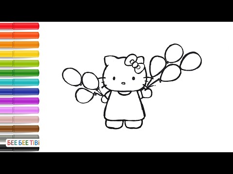Як намалювати Хеллоу Кітті Hello Kitty| Уроки Малювання