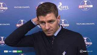 “I can’t ask any more from my players” Gerrard’s Rangers dominated the game but fell short to Celtic