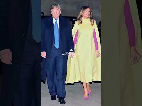 ⚜️ Melania Trump Stuns in Striking Yellow as She Meets then Prince Charles and Camilla 👑🇺🇸🇬🇧
