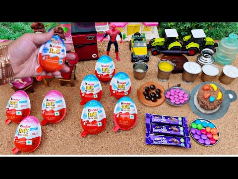 Mini Kinder Joy  Chocolate Cake || Kinder Joy Chocolate Cake || Kinder Chocolate Cake||mini foodkey