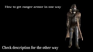How to get NCR ranger armor