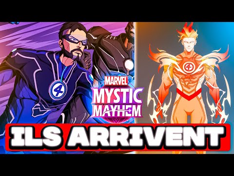 🔥LES 4 FANTASTIQUES DÉBARQUENT sur MARVEL MYSTIC MAYHEM ?! NOUVEAUX HÉROS TEASÉS ! 🧨✨