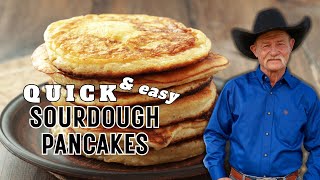 LIVE Cowboy Breakfast: Quick Sourdough Pancakes from Scratch!