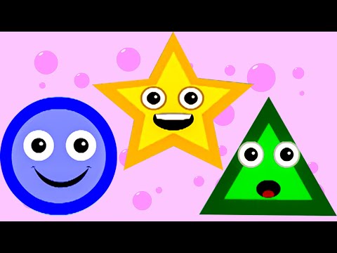 Five Little Shapes + More Nursery Rhymes & Learning Videos for Kids