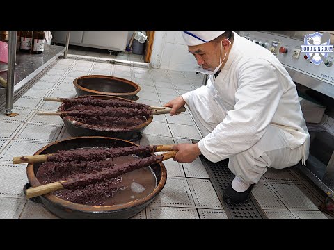 50년경력 명인의 레시피! 하루 60,000개 생산하는 경주빵+계피빵+찰보리빵 / Mass production of Korean barley red bean bread