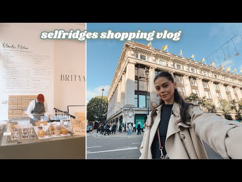 Come Shop With Me: Selfridges London + a new COOKIE DOUGH restaurant 🛍️