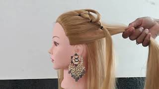 Beautiful hairstyles for rakhi Hairstyle| Today best hairstyle #easyhairstyle 