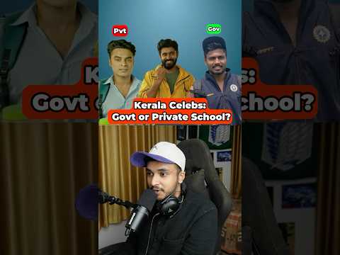 Govt or Private School? Which Do Most Kerala Celebs Choose? 🔥