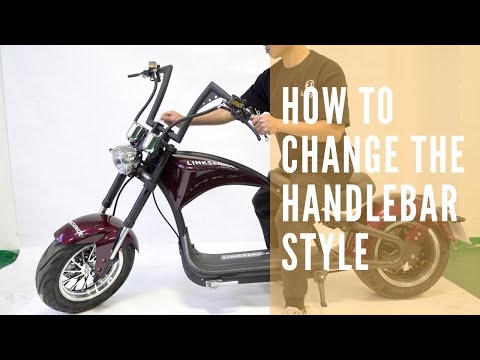 How to Change the Handlebar on the Harley-style Electric Scooter M1P-Convert to an Upright Bar