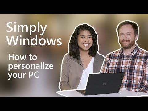 How to personalize your PC
