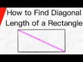 Finding Diagonals in Rectangles