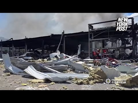 Russia forces bomb supermarket in Ukraine resulting in numerous civilian casualties