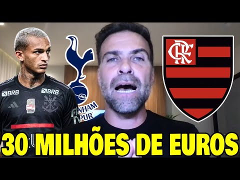 FECHADO? 💣😱 - WESLEY DE SAÍDA PARA O TOTTENHAN - NINGUÉM ESPERAVA - NOTÍCIAS DO FLAMENGO HOJE!