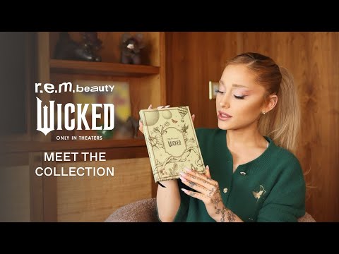 ariana grande proudly presents the r.e.m. beauty x wicked collection