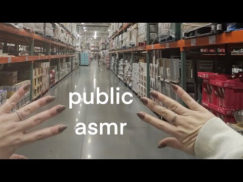 PUBLIC ASMR with META GLASSES