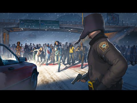 I SURVIVE A WINTER ZOMBIE OUTBREAK in GTA 5 RP!