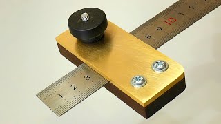 Ruler Marking Gauge. The Easiest Option