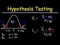 Hypothesis Testing in Statistics