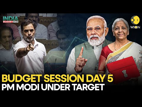 Budget Session Day 5 LIVE: Chaos Erupts Over Union Budget Discussion | Lok Sabha LIVE | WION