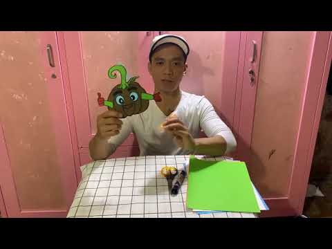 Hướng dẫn cắt dán quả bí ngô bằng giấy - Đức Paper Model