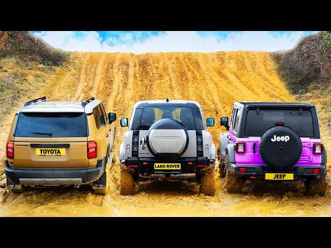 Ultimate Off-Road Showdown: Toyota Land Cruiser vs. Land Rover Defender vs. Jeep Wrangler