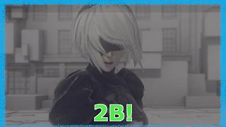 Lets play Nier automata part 2 - Dam factory 500...