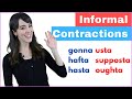 Understanding Informal Contractions in Speech