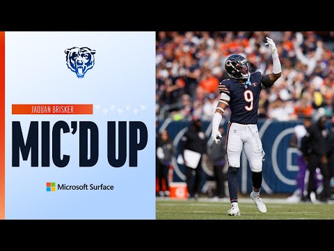 Jaquan Brisker | Mic'd Up | Chicago Bears video clip