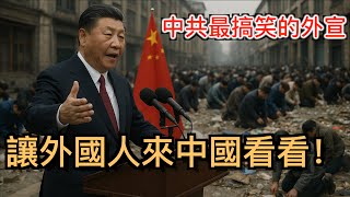 中共最搞笑的外宣「讓外國人來中國看看」結果全程尷尬表演！驢頭不對馬嘴，卻把中國人都看哭了！揭穿這場荒謬的外宣套路！
