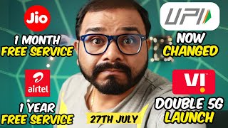 Jio & Airtel Launched Best offer of 2025, UPI Big Change, Starlink Announcement, VI 5G || Telco News