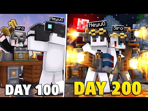 Tôi Sinh Tồn 200 Ngày Trong Minecraft Đại Dịch Zombie SCP Công Nghiệp!!