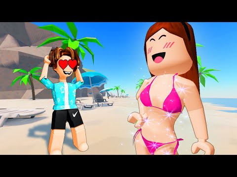 ROBLOX LIFE : A Beautiful Woman by the Beach | Roblox Animation