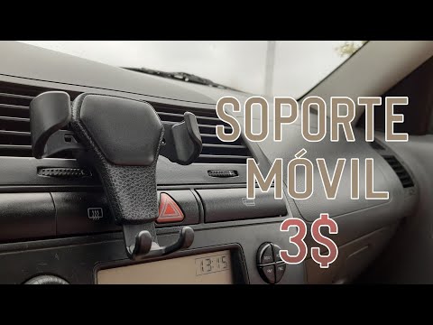 EL MEJOR SOPORTE MÓVIL PARA EL COCHE 3$ / Review Español