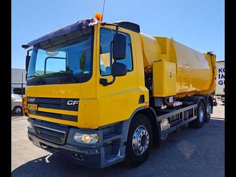 DAF FAN CF75 6x2 Dagcabine Euro5 EEV - Haller ZijLader  VuilnisWagen 22m3 - MacDonald RotaGrab | Vrachtwagens | Vuilniswagen