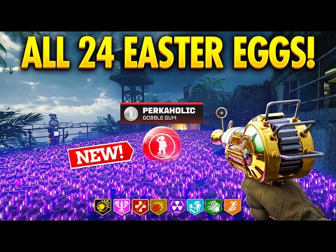 ALL 24 SIDE EASTER EGGS ON TERMINUS (BLACK OPS 6 ZOMBIES)