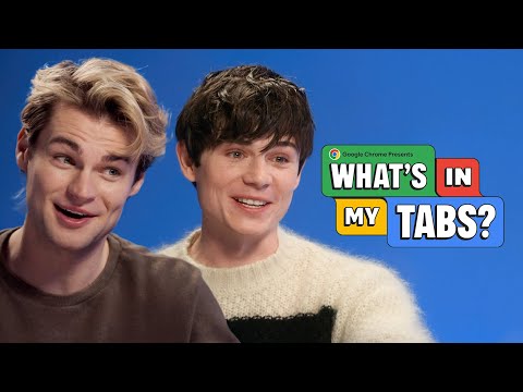 Noah LaLonde and Ashby Gentry Establish Cat Cafe Etiquette | What’s In My Tabs | Google Chrome