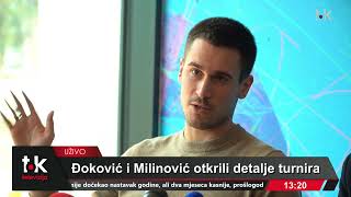 Djordje Djokovic press conference for Srpska Open “Banja Luka”
