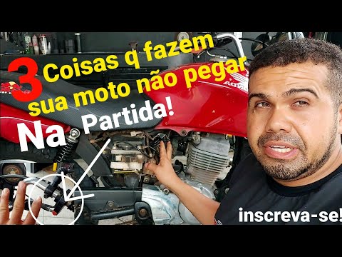3 defeitos comun q fazem a moto não pegar na partida elétrica