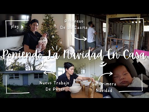 Poniendo La Navidad.. Primera Navidad De Nuestro Bebe + Progreso De La Nueva Casa