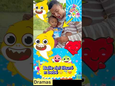 Baile del bebé tiburón 🦈 ❤️😍 #viral #youtubeshorts #shortvideo #comedy #love