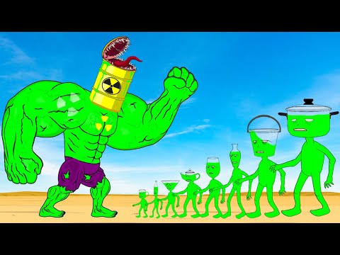 Evolution Of HULK RADIATION Vs Team MONSTER RADIATION : Returning From The Dead SECRET - FUNNY