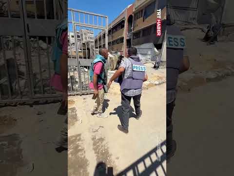 Soykırımcı İsrail askerleri, uğradığı zulmü anlatan Gazzeli kadına ve gazetecilere ateş açtı