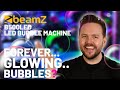 BeamZ B500LED Bubble Machine, 1L Fluid Pair & Balloon