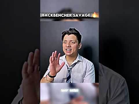 BACKNENCHER AND HIS FRIEND SHOCKED THE TEACHER 🔥😎 || #sigma #meme #shorts
