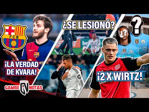 ¡La VERDAD del FICHAJE de Kvara al Barça!🤔 | ¡Alarma Mbappé x LESIÓN! | City sacrificaría 2 x Wirtz💰