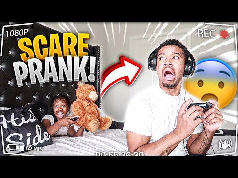 HE DIDN'T KNOW I WAS HOME.. *SCARE PRANK*