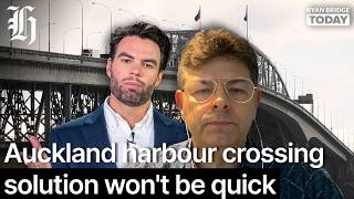 YouTube video thumbnail: 'Measured in Decades': Auckland Harbour Crossing Solution Won't Be Quick
