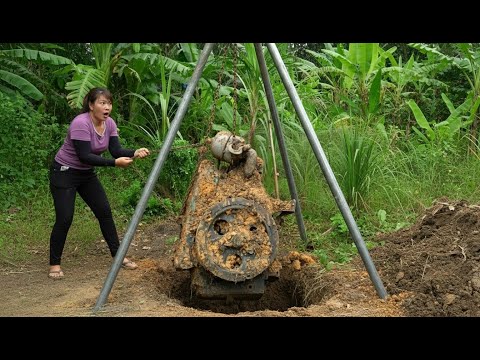 Machine Buried for Decades   Woman Discovers an Ancient Machine and Brings it Back to Life