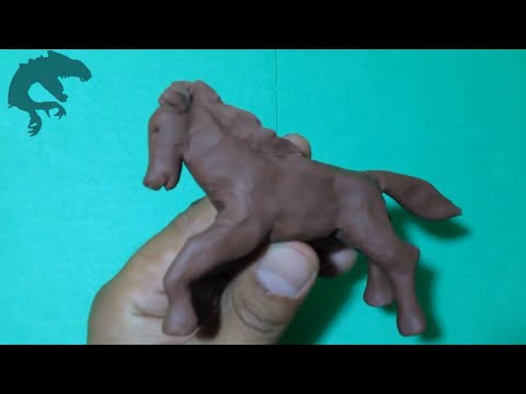 Como hacer un CABALLO de Plastilina FACIL paso a paso - Mi mundo de Plastilina